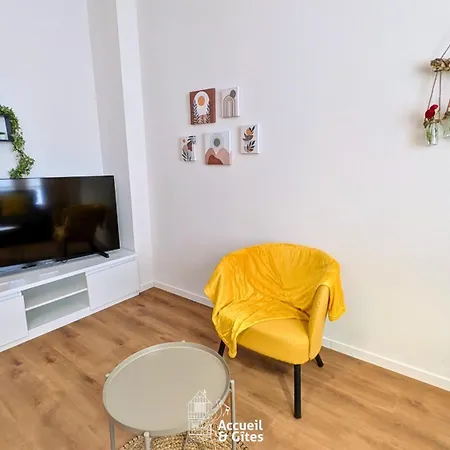 Daire 50m² Quiet & Cozy Fiber Easy Parking